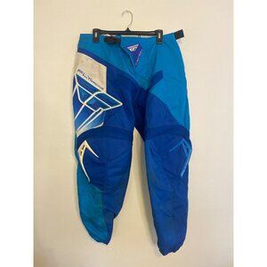 Fly Racing Blue and White Men's F-16 Motocross Racing Pants Size 36